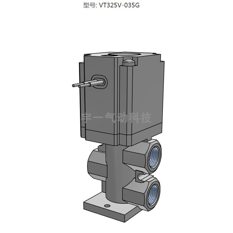 SMC原装正品VT325V-035G系列 3通电磁阀 直动式座阀 弹性密封