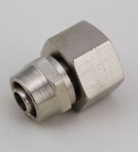 快拧接头铜镀镍快拧内螺纹直通PCF10-01PCF10-02 03 04内螺纹直通