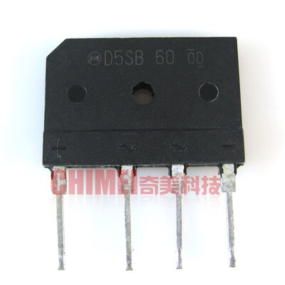 【原装拆机】D5SBA60 D5SB60 整流桥堆 5A 600V 排桥 电子元器件