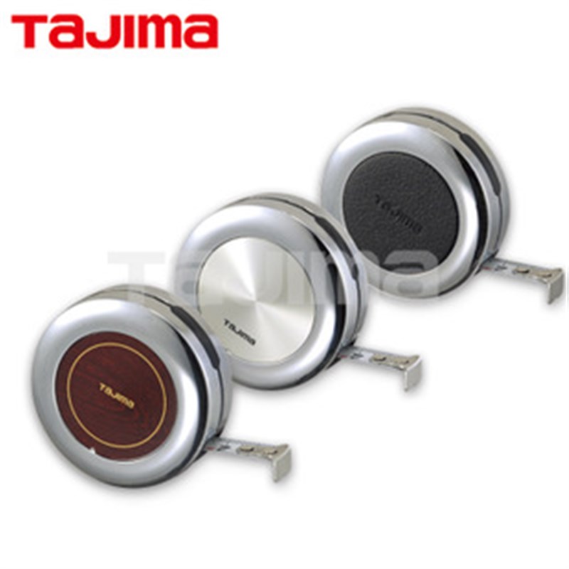 tajima/田岛钢卷尺3米铝合金不锈钢精美礼品型挂式KR30设计师卷尺