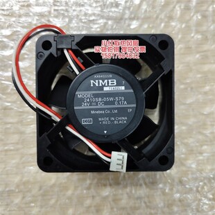 原装 NMB 安川变频器静音风扇 05W 6CM 0.17A S79 24V 2410SB 6025