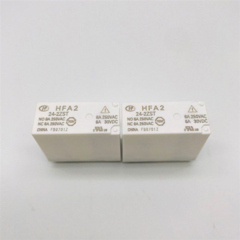 HFA2-24-2ZST宏发安全继电器线圈电压024VDC 两组转换8脚8A250VAC