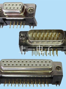 DR DB VGA 9 15 25 37针公母接插件 RS323连接器 纯铜镀金接头