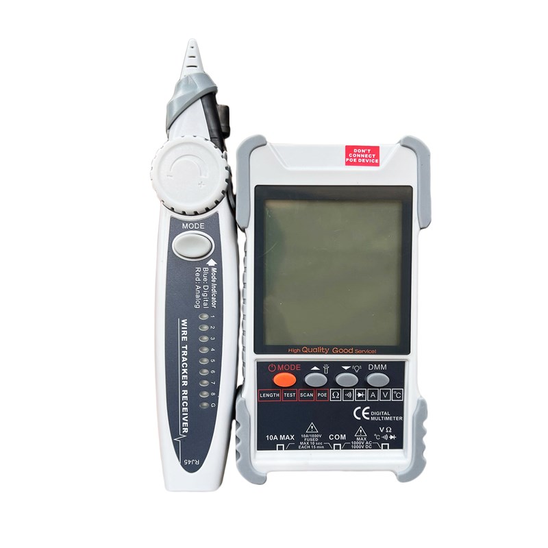 ET616 ET618网络寻线仪万用表二合一锂电池充电500米网线长度测量