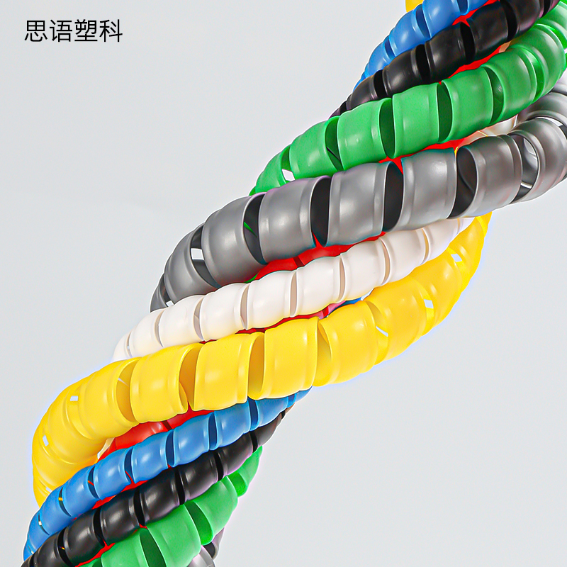螺旋保护套高压胶管液压油管洗车水管电线电缆软套管包线管缠绕管