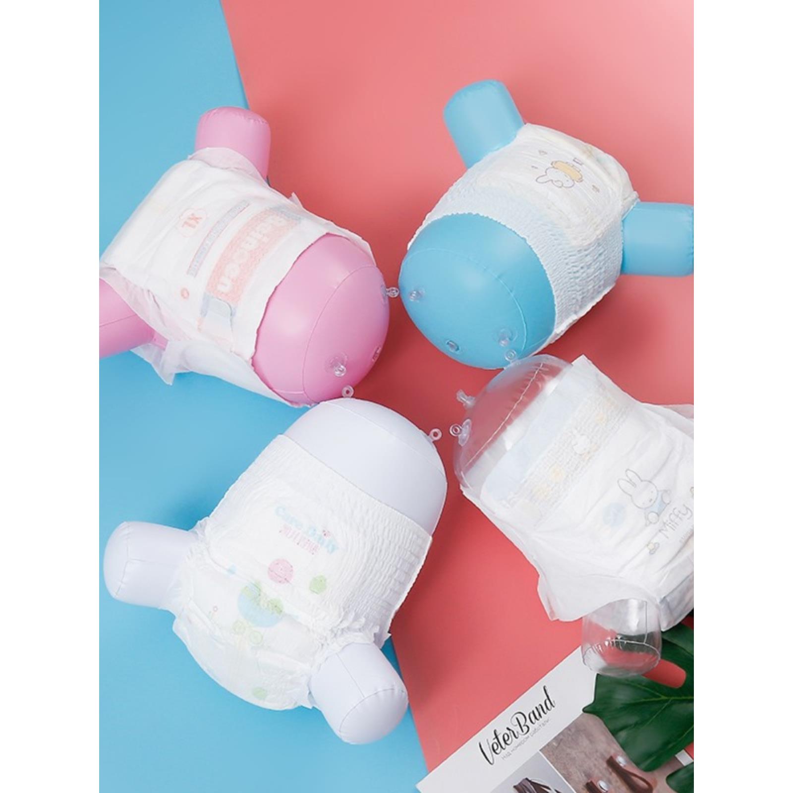 纸尿裤安睡裤充气展示模型拉拉裤尿不湿展示模特屁模加厚定制LOGO