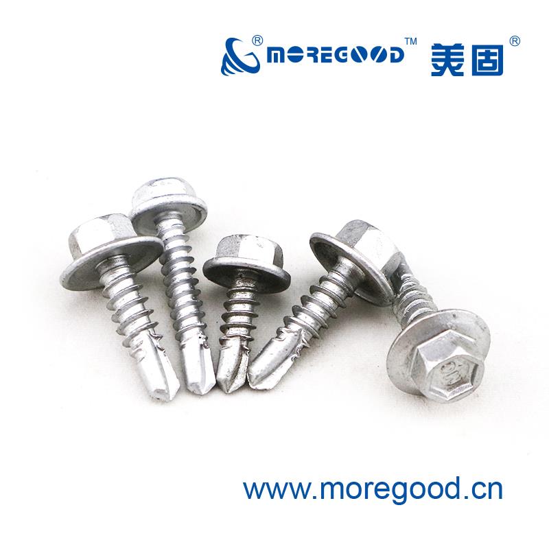 美固防锈六角法兰自钻尾螺钉轻钢龙骨屋面彩钢金属板连接固定螺丝