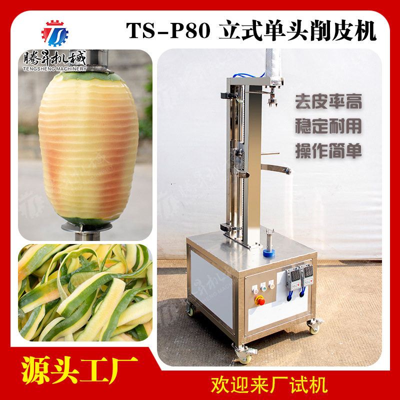 现货供应单头瓜果削皮机新疆黄河蜜瓜去皮机西瓜刨皮机厂家