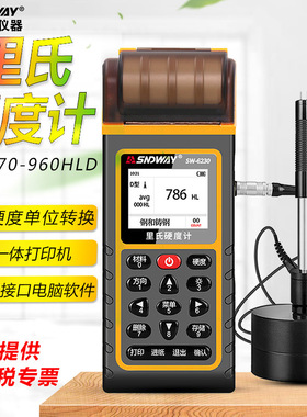 SNDWAY深达威SW6230便携式里氏硬度计金属硬度计铁钢硬度测试仪