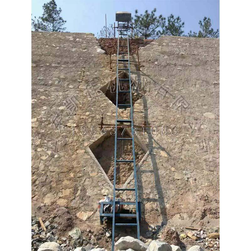 电动运辆车修建斜坡送料车 斗式提升机 建筑工地爬山虎上料提升机