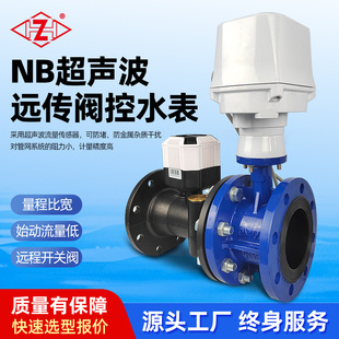 IoT超声波无线远传阀控水表铸铁水表双声道IP68防水 厂源大口径NB