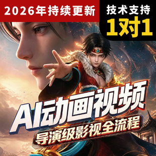 comfyui短剧教程AI视频绘画软件电商产品数字人动画自媒体漫剧课
