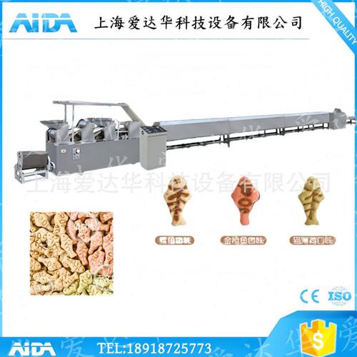 小型猫咪饼干生产线 猫咪小鱼饼干加工机械设备 宠物饼干成型机