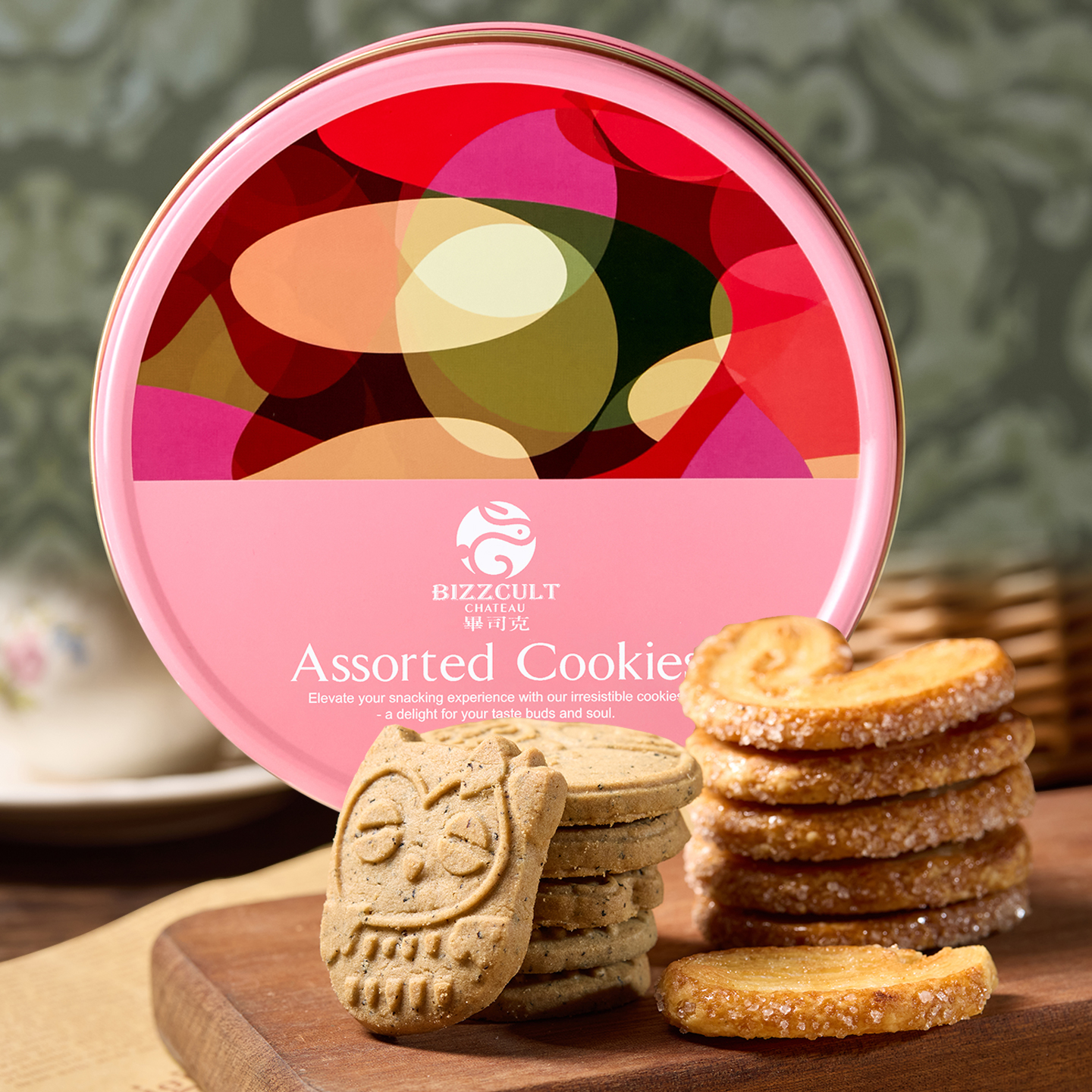 红茶饼蝴蝶酥台湾进口零食伴手礼