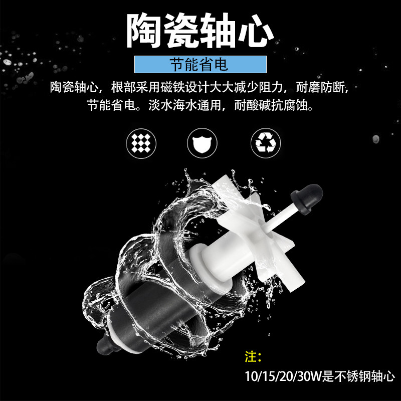 迷你抽水泵小型鱼缸换水泵底吸泵潜水泵过滤器鱼池静音循环泵低吸