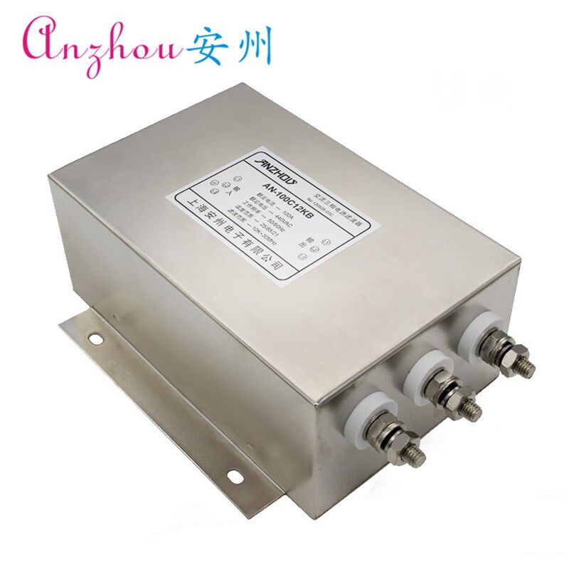 三相电源滤波器80A 380V/440V AN-80C12KB 螺栓式 滤波电感器