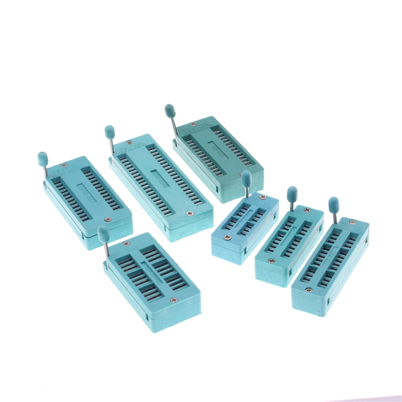 锁紧座 紧锁座 40P 16P 24P 20P 28P  单片机底座 插座 宽体 窄体