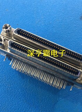 VHDCI 连接器 双层 68Pin 小68P 母头弯脚 双胞胎 SCSI连接器