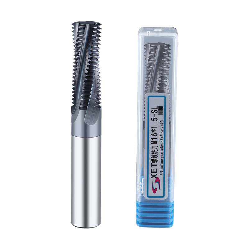 XET涂层钨钢螺纹铣刀铣牙刀全牙M3M4M5M6M8X1M10X1M12M14M16X1.5