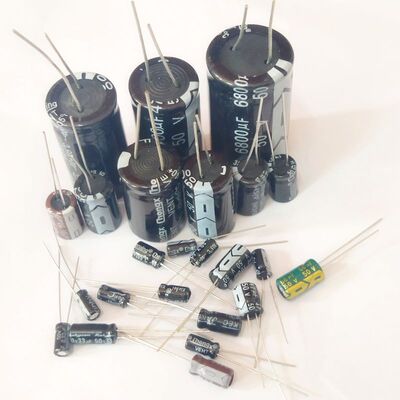 电解电容器 50V 0.1uF~6800uF 0.22 0.33 0.47 6.8 10 22 4700 uF