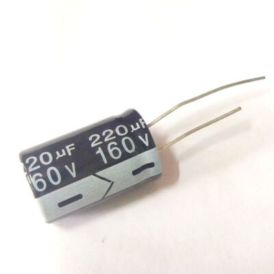 160V220UF 直插铝电解电容 220UF160V 体积16*25MM 160V/220UF