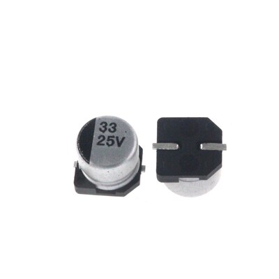 50只 贴片铝电解电容 25V 33UF 25V33UF 体积5*5MM