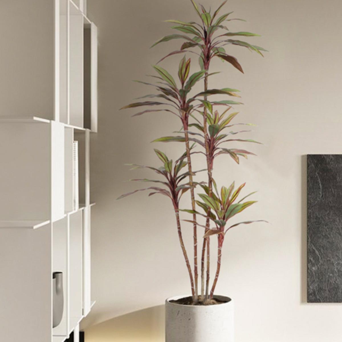 朱蕉树仿真绿植室内客厅落地假树盆栽高端轻奢盆栽玄关诧寂风摆件