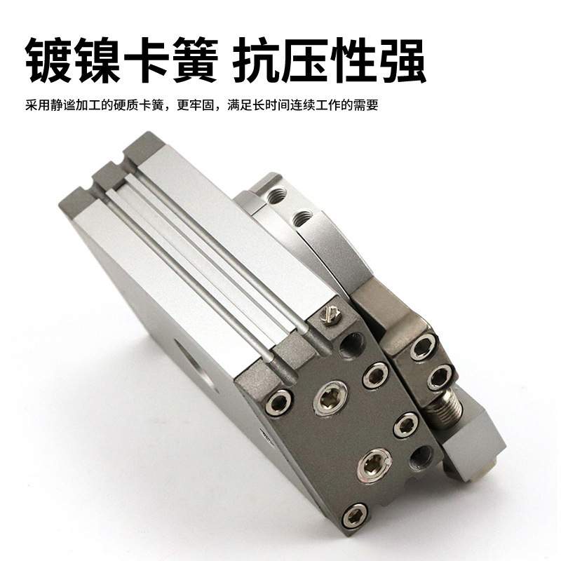 旋转气缸外置缓冲 高精度摆台 MSQB10R90度 180度气动配件