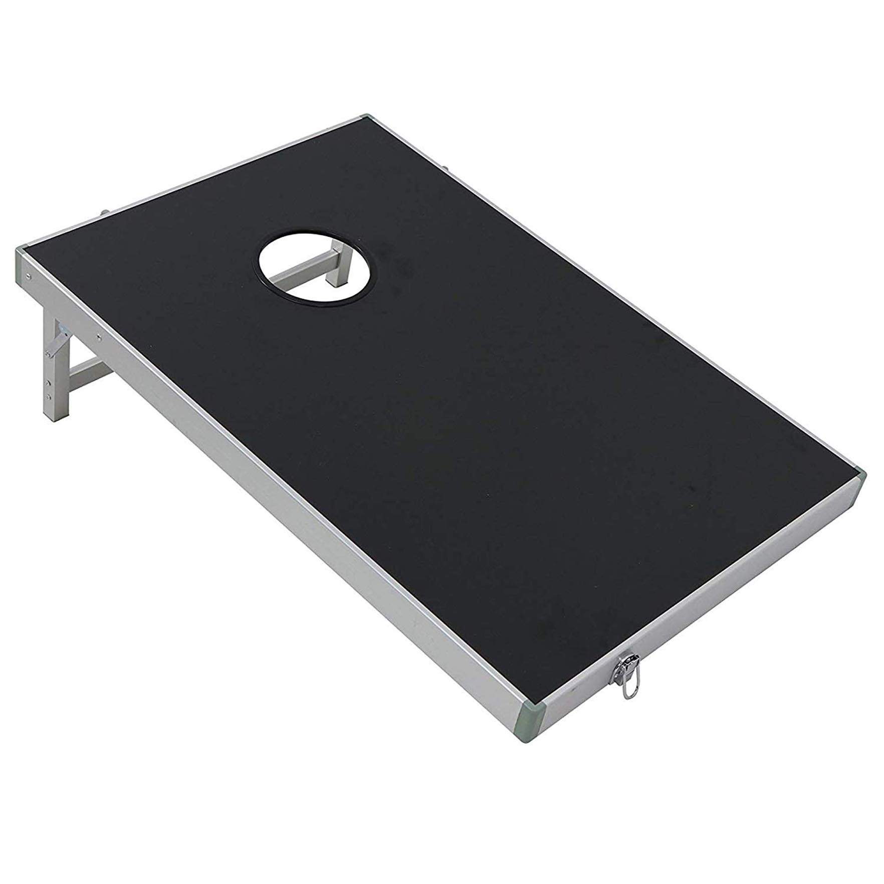 出口cornhole bean bag toss铝合金密度板带洞投掷沙包游戏台套装