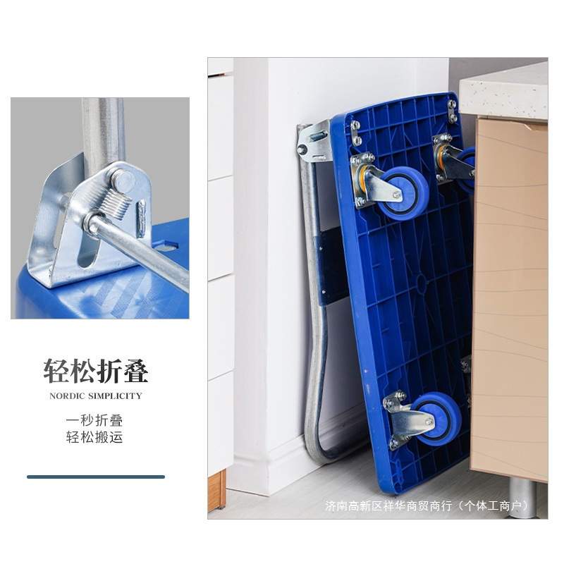 拉货农村货轮平板车用拉四轮多功能手推车宝拖车不锈钢板搬运工地