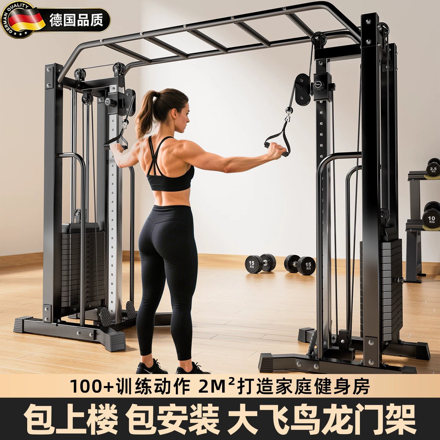 德国多功能一体健身房器械大飞鸟