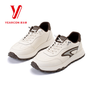 意尔康男鞋2025新款运动鞋男轻便软底休闲鞋网面百搭阿甘鞋透气