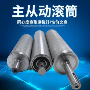 主从动滚筒输送机首尾辊动力滚筒炼轮托 托辊主动辊被动辊流水线