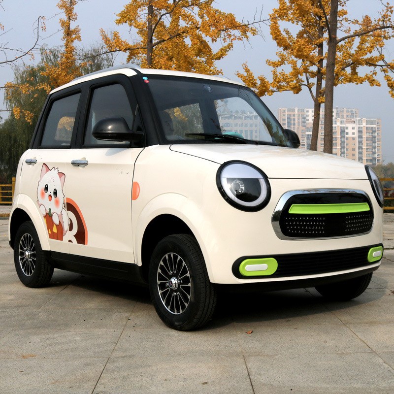 老头乐电动四轮油电两用女士新能源低速汽车家用小四轮电动代步车