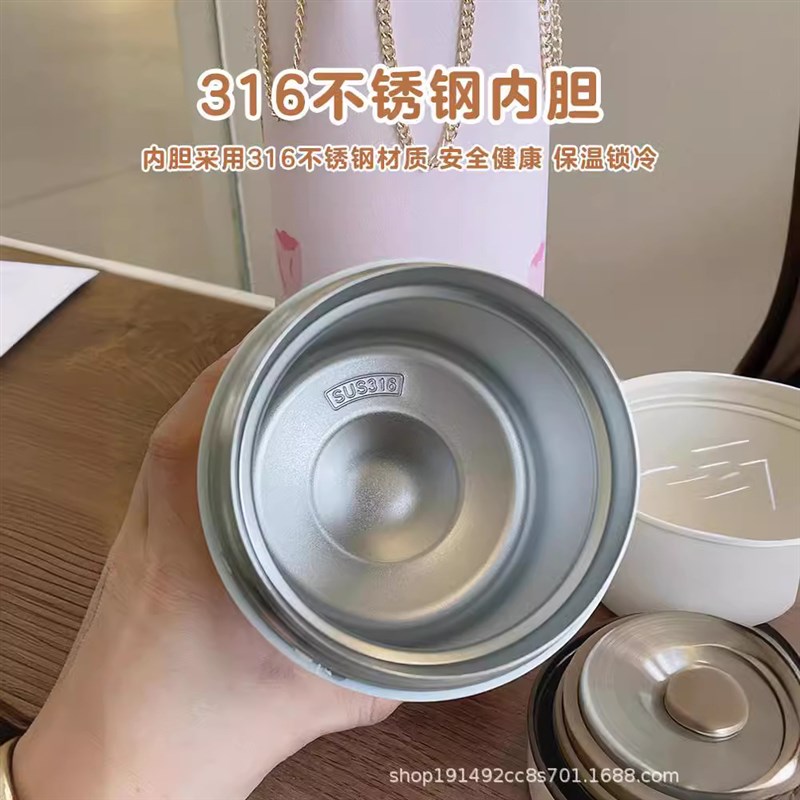 316不锈钢焖烧杯女保温饭盒桶宝宝焖烧壶焖烧汤壶儿童辅食汤盒