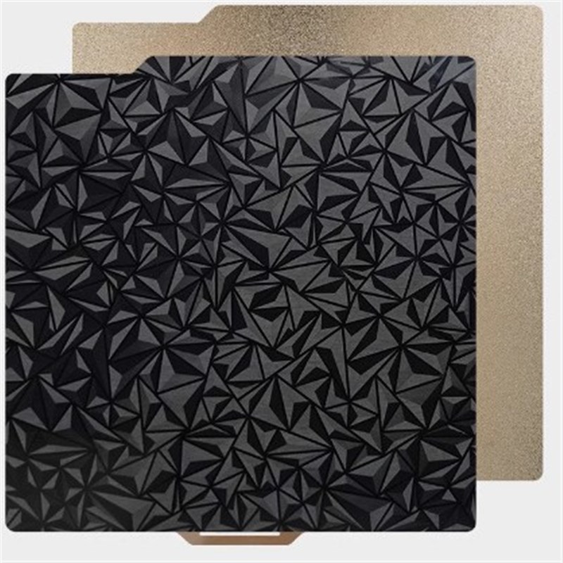 直供3D打印配件双面弹簧钢板PEI面板喷涂pei/peo贴膜3d打印板