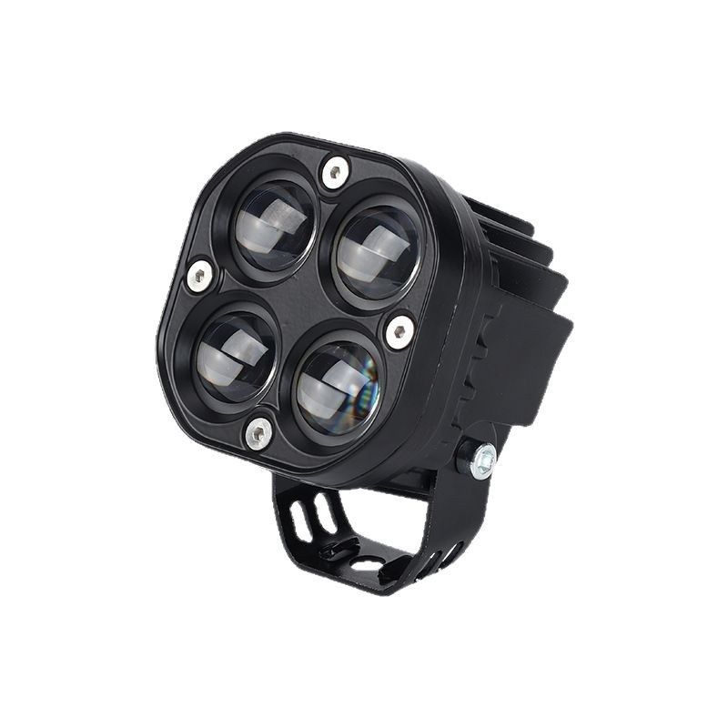 摩托车车灯三面爆闪摩托车车灯外置安装摩托车车灯改装户外防水