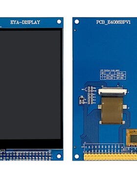 4寸IPS液晶屏320x480串行SPI接口电容触摸TFT显示模组3.95寸LCD屏