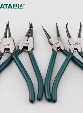 世达轴用穴用直口曲口卡簧钳7寸72001-72005