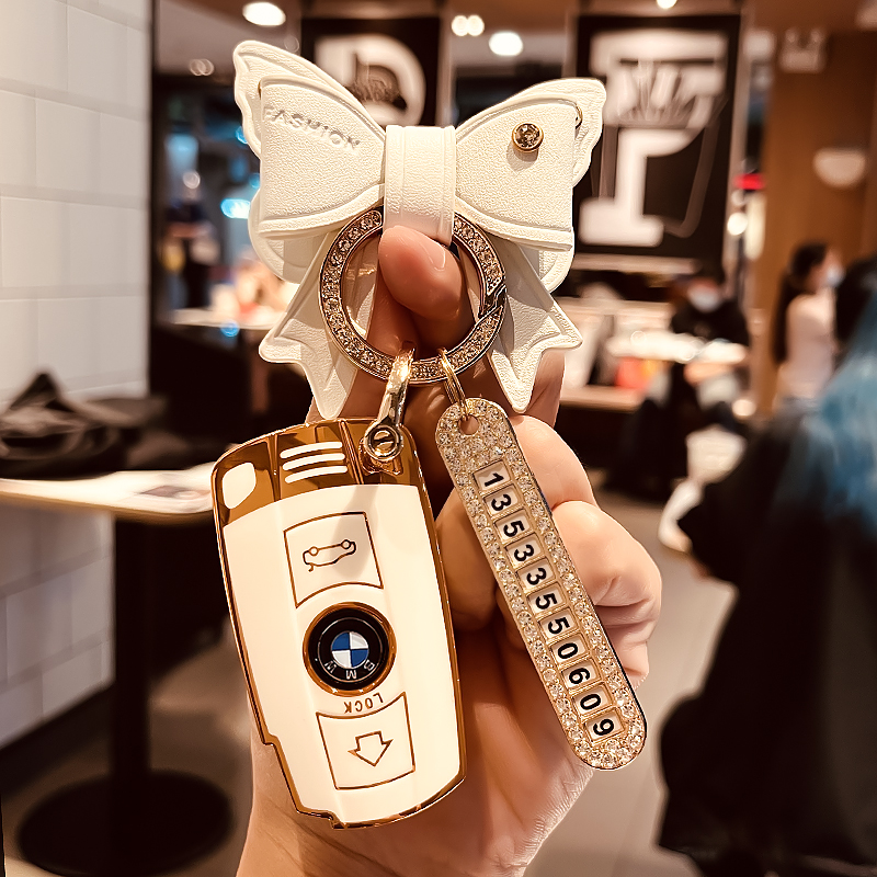 于宝马钥匙保护套新5系3系1系320li525li X5X6X1X3汽车钥匙包