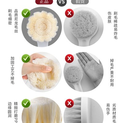 洗澡神器身体刷子搓后背抓背不求人自己沐浴强力搓泥硬软毛加长柄