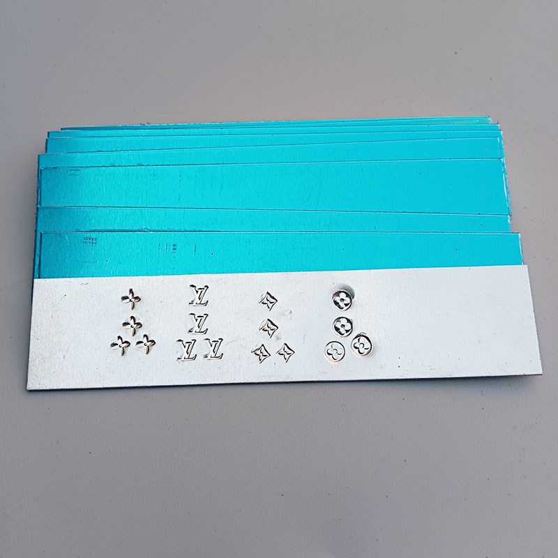錾刻铝片铝板薄片首饰加工初学手工金银錾刻刀练习铝片錾刻练习