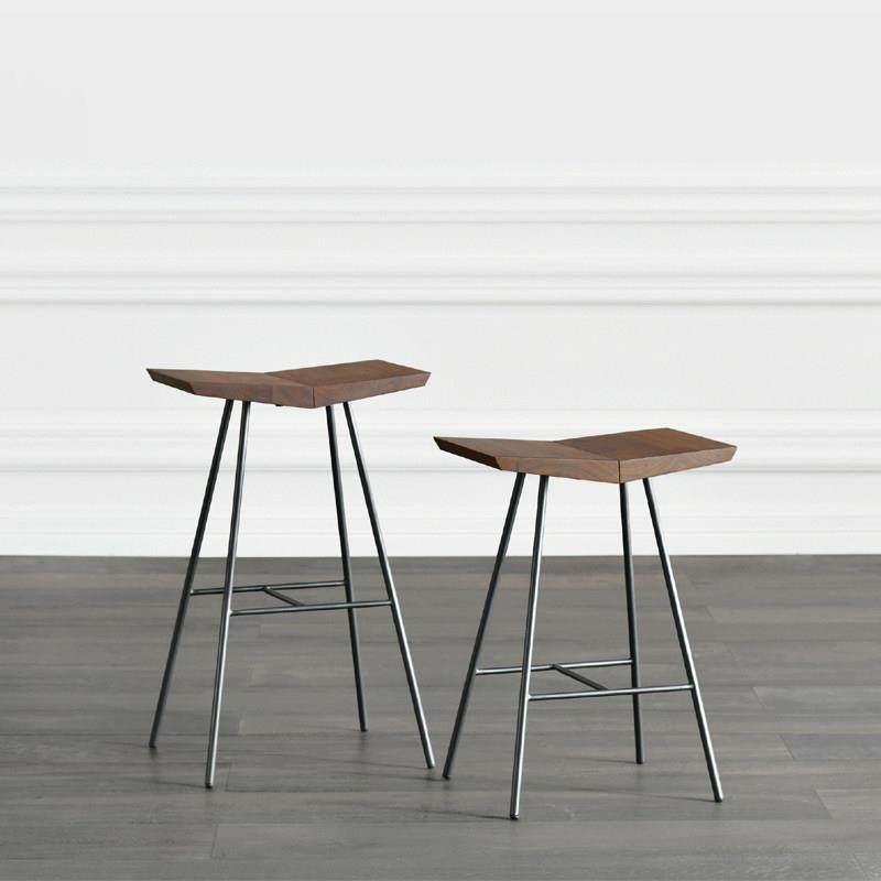 JOLOR进口意式现代简约吧台椅北美黑胡桃木PHIL实木吧凳,商业/办公家具,酒吧椅,淘宝优惠券,粉丝福利购,淘宝优惠卷