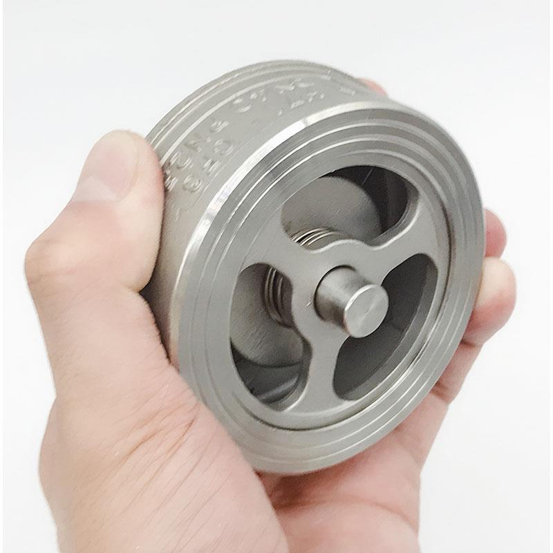 316对夹式不锈钢止回阀H71W-25P/16P/单向阀逆止阀DN50 65 80