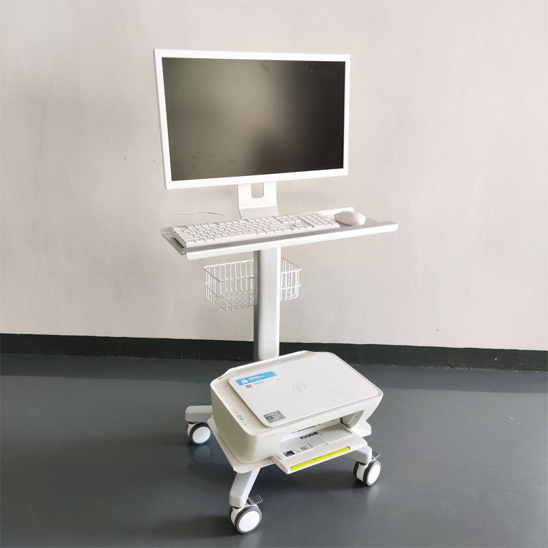 电脑一体机移动工作站医生查房车护理车信息化设备检测多功能推车