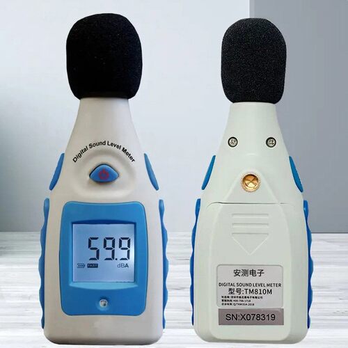 数字噪音计设置报警值环境噪声分贝仪声级计TM810M数字噪音测试仪