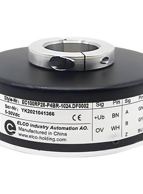 EC100RP28-P4BR-1024.DF0002全新空心轴旋转电梯编码器EC100RP30