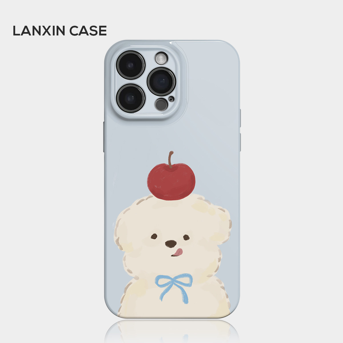 苹果小狗适用iphone17promax可爱ins新款苹果16pro小米15华为pura80清新opporeno14趣味荣耀500红米k90手机壳