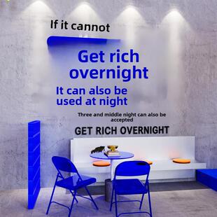 网红签到拍照区布局餐饮奶茶创意烧烤肉店墙面装饰丰富贴纸画