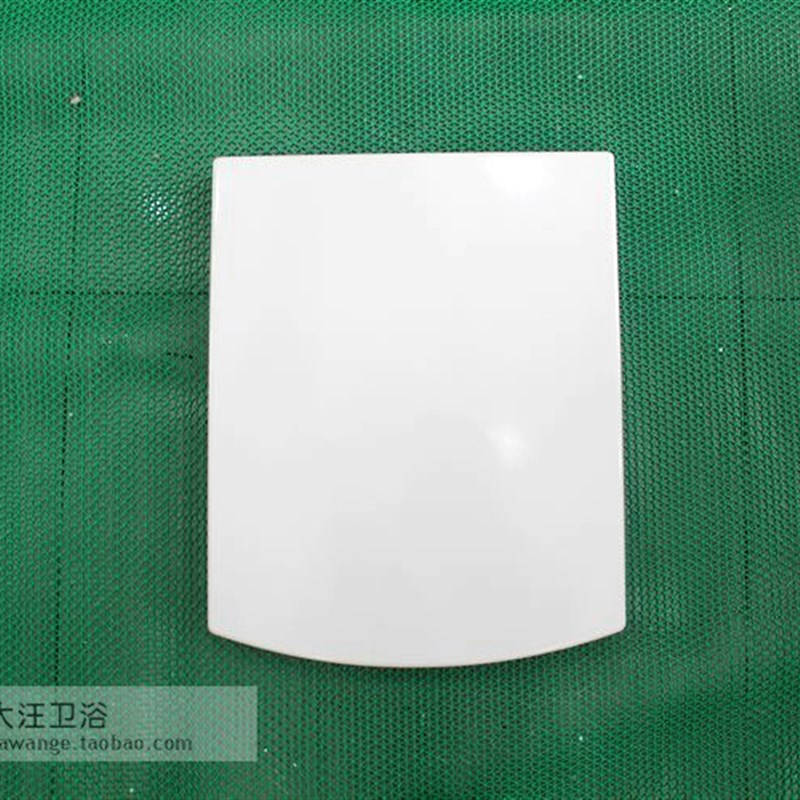 兰思特加厚方型缓降脲醛马桶盖板 座便器盖板 孔距12-25厘米